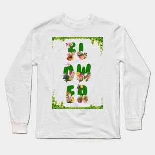 Flower Long Sleeve T-Shirt